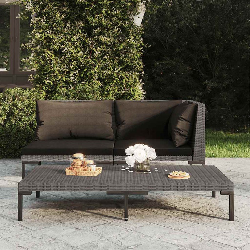 Chaise de patio avec coussins