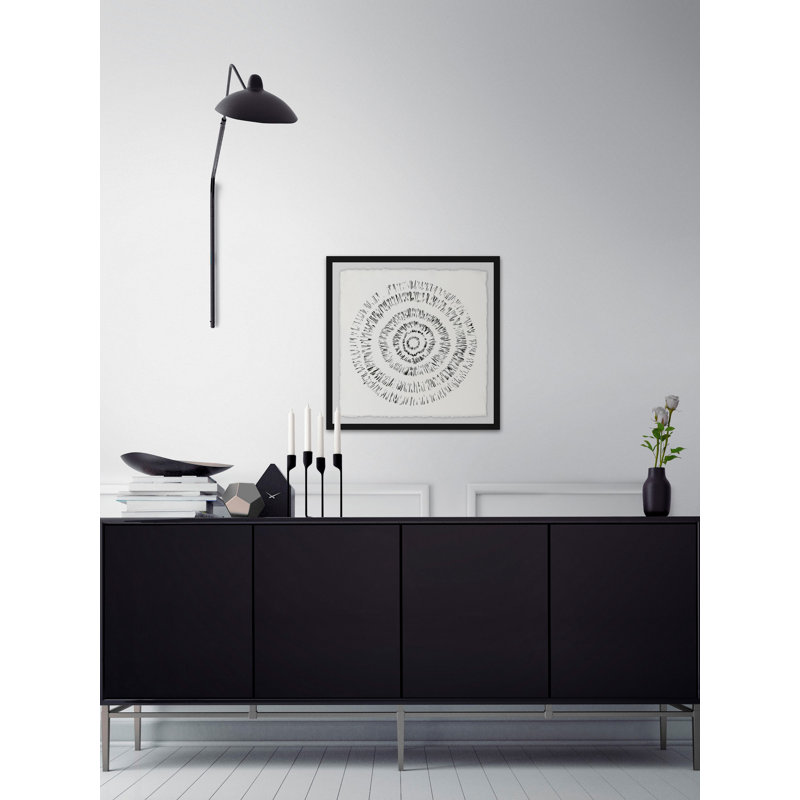 «Tree Stamp», reproduction de dessin encadrée, H 12 po x l 12 po x P 1,5 po