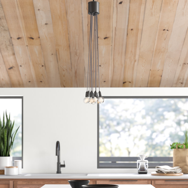 Asmaa 9 - Light Cluster Pendant, Graphite