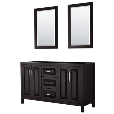 Daria 59'' W Double Bathroom Vanity Base