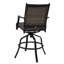 Tabouret de bar pivotant en aluminium pour patio