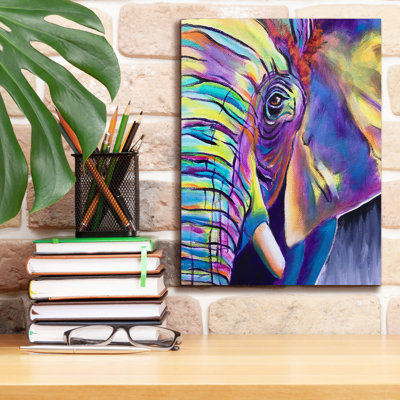 «Elephant - Butterfly Right» par Dawg Painter