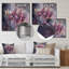Elegant Floral Chandelier I - Classic Metal Wall Art-1340816897