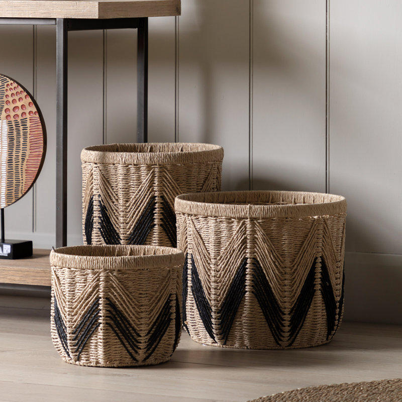 Bay Isle Home Paper Decorative Basket