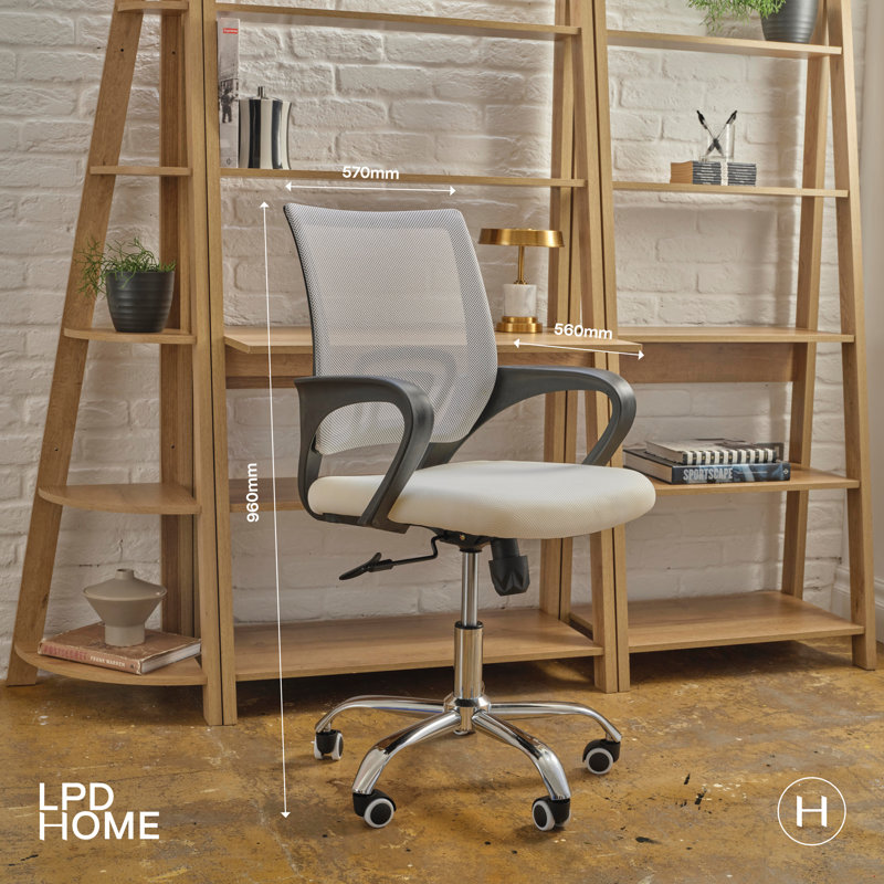 Rikwin Mesh Office Chair, White