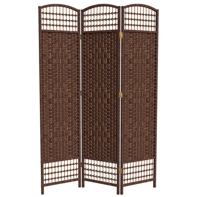 67" Tall Woven Room Divider 