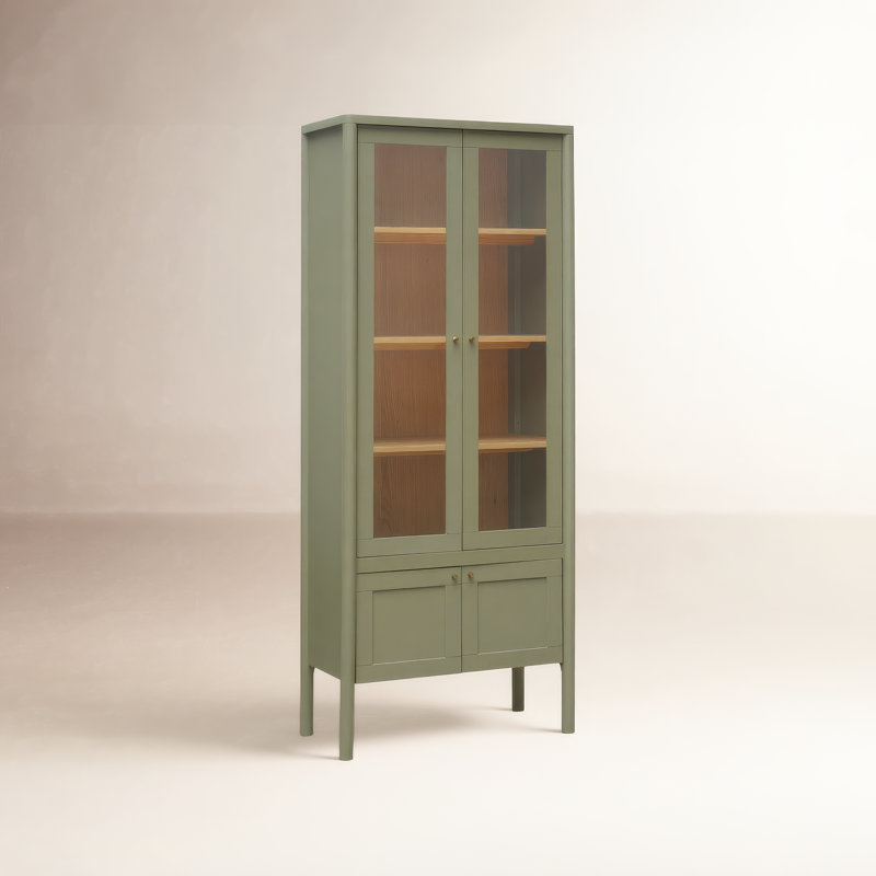 Hannah Tall Cabinet Black, Green