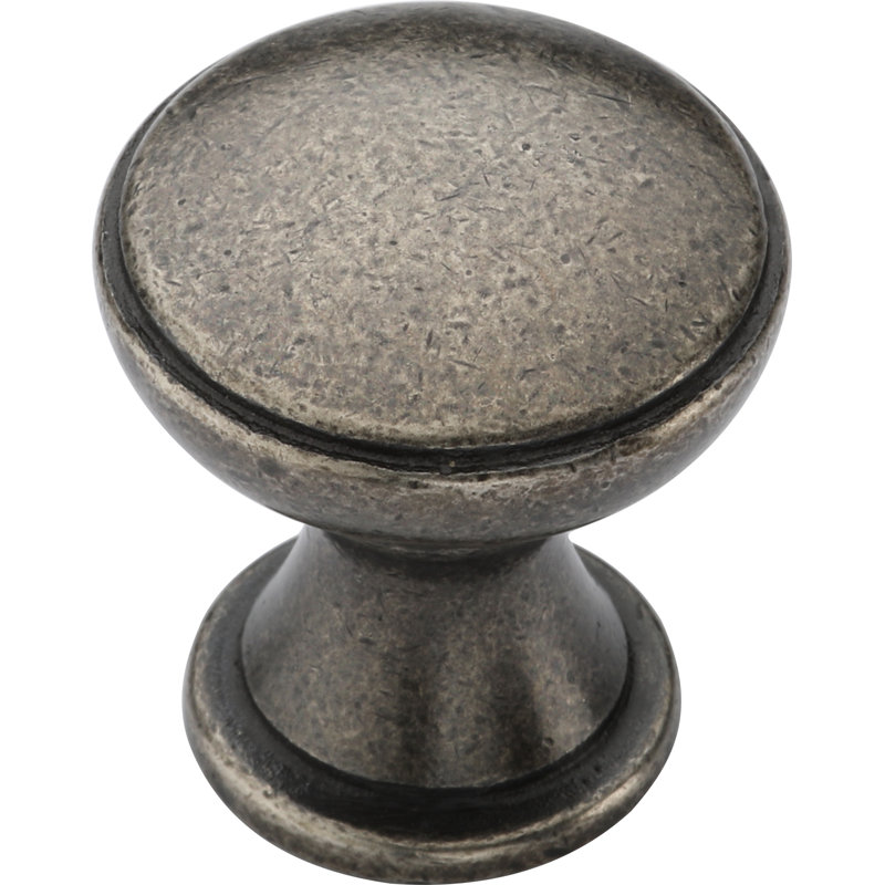 Aiden Knob, Medium White Bronze, 1.25
