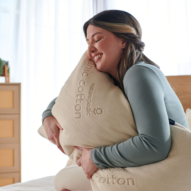 Organic Solid Latex Pillow, Queen