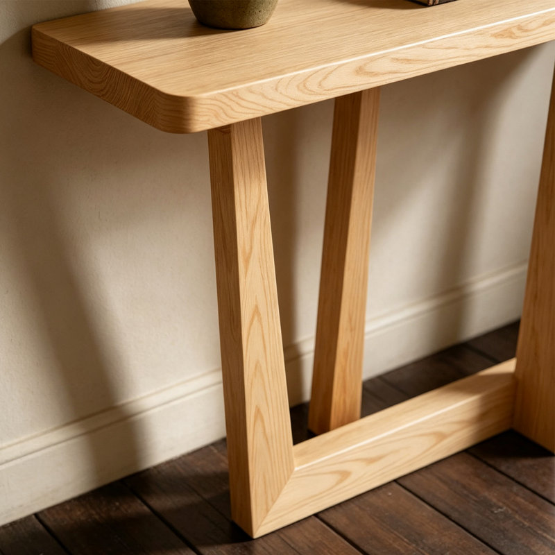 Aquilina, H 29,53 po x l 55,12 po x P 13,78 po, Bois naturel