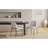 Renzo Modern Bronze Iron Dining Chair With Soft Linen-Textured Upholstery-119478327
