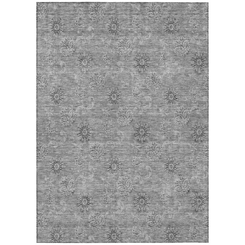 Leis Floral Indoor Rug, Rectangle 10' x 14'