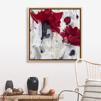"Poppy Love", reproduction d'art sur toile par Pamela K. Beer
