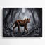 Faune, art mural mauve en métal-39562742