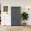 Grande armoire de rangement autoportante de 77 po avec 3 tablettes réglables Farmry Kitchen