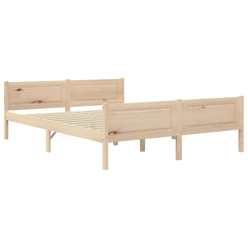 Graci Bed, European Double (140 x 200cm), brown