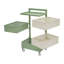 Support de rangement rotatif, chariot de rangement rotatif, organisateur de cuisine sur roulettes (4 niveaux)-118139021