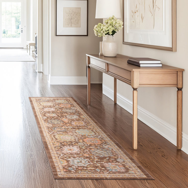 Alyssa Traditional Oriental Cream Polyester Area Rug