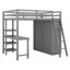Lit mezzanine avec armoire et bureau Hammersley