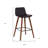 Tabouret de bar Alonni