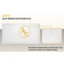 32" X 60" Shower Base Shower Pan White Left Drain