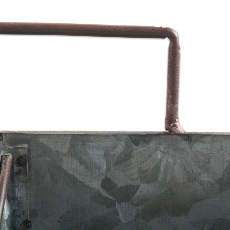 Kenna Metal Rectangle Flatware Caddy