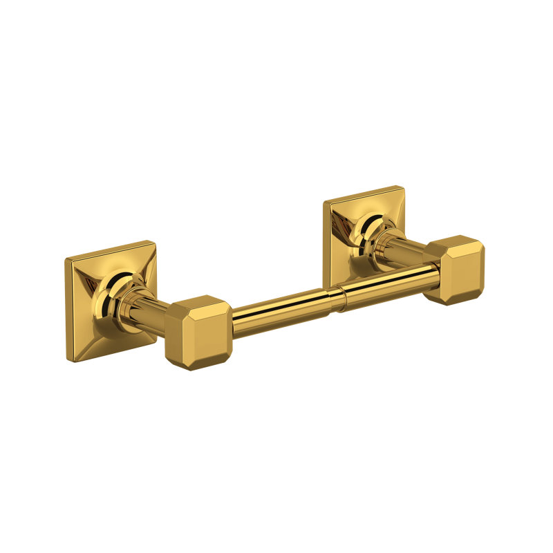 Apothecary Toilet Paper Holder, Unlacquered Brass