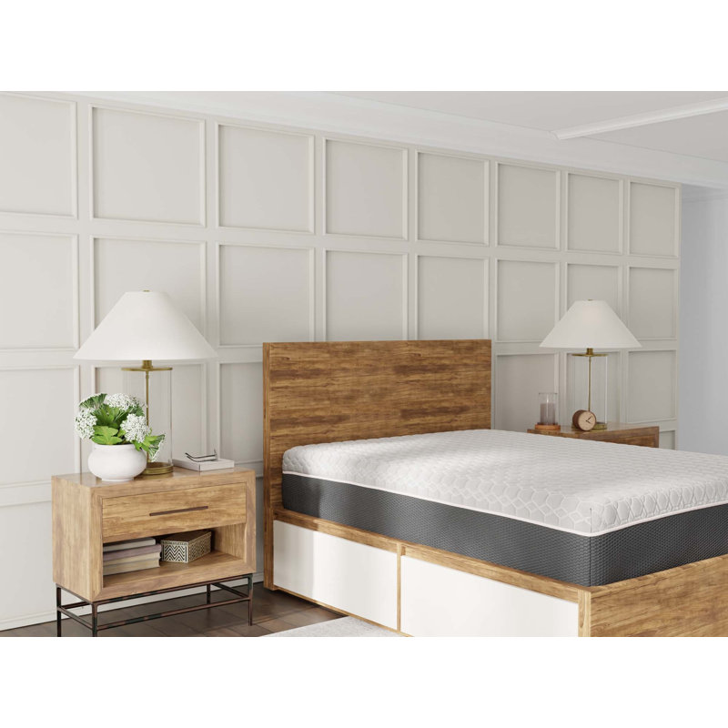 Copper Infused Hybrid Soft Memory Foam Mattress, Full, 12"