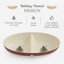 Spode Christmas Tree Tartan Oval Divided Server 13"