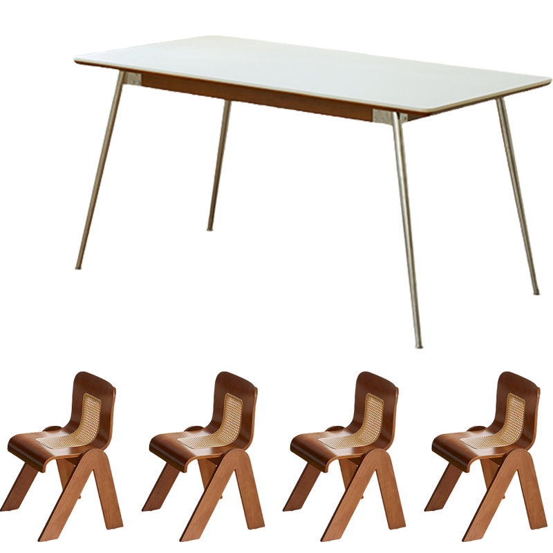 Ensemble de table de salle à manger Slate, H 29,8 po x L 63 po x l 31,5 po