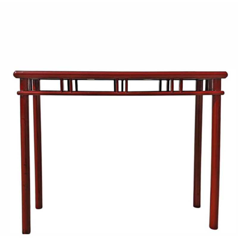 Console rouge laqué de 38 po