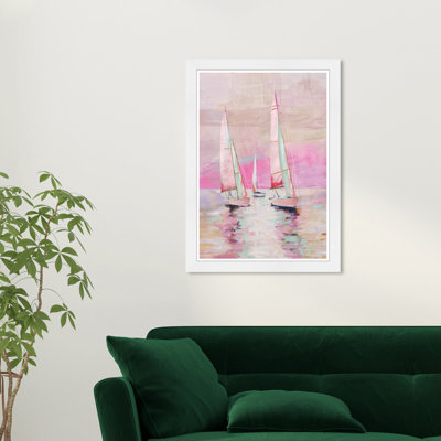 Voile côtière rose