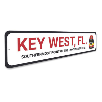 Southernmost Point Buoy Aluminum Sign