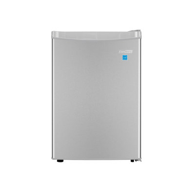 18in Stainless Compact Mini Refrigerator 2.6cf Reversible Door 115V