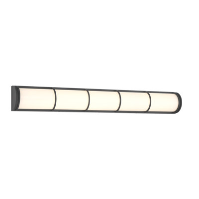 Beacon LED Bathroom Vanity Light in Matte Black