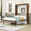 Lit escamotable en bois avec bureau-865107453