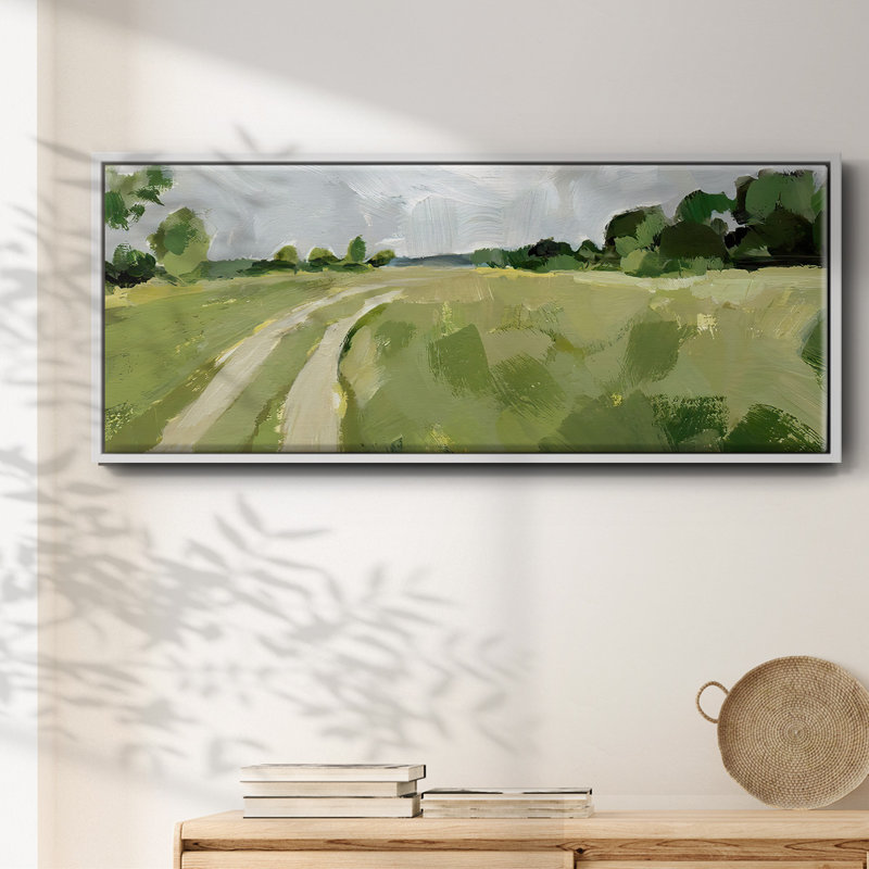 Meadow Trail I - Framed Canvas