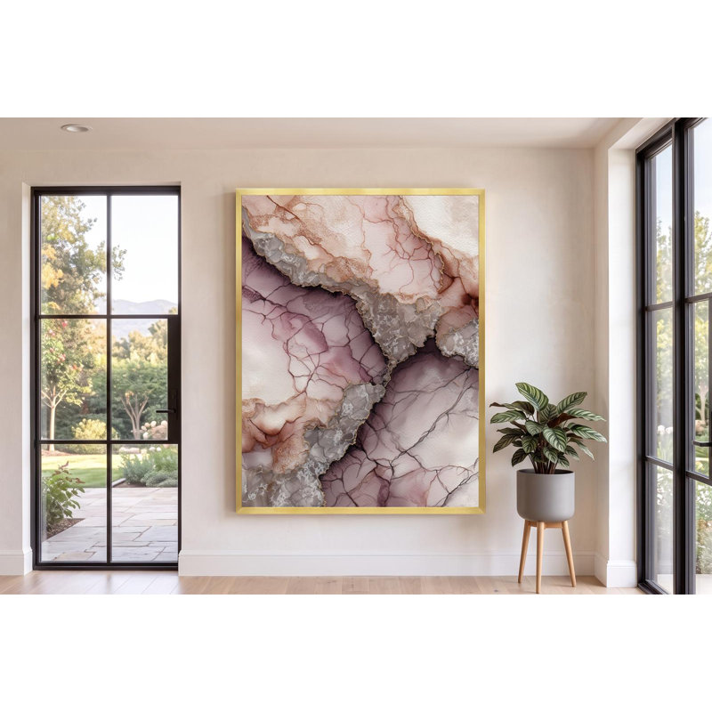 Auric Rose, 22" H x 29" W