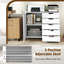 78cm Wide 5 -Drawer Mobile File Cabinet-1714950436