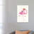 Sweet Flamingo by Sillier Than Sally - Wrapped Canvas Print-1717384638