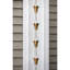 Hentschel Copper Plants & Flowers Rain Chain