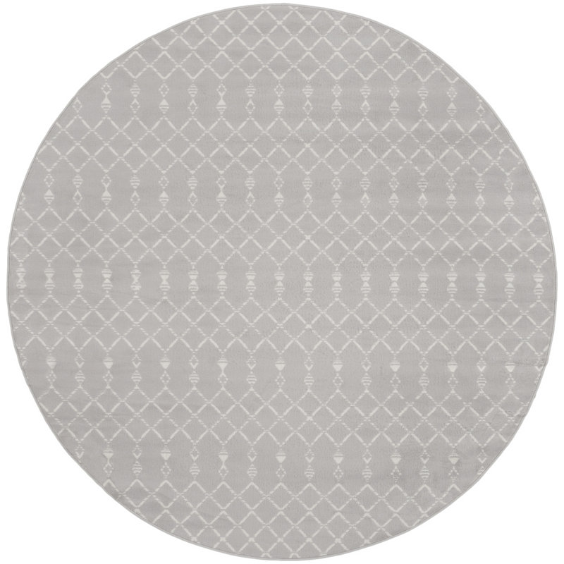 Casimier Moroccan Indoor Rug, Round 8'