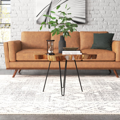 Solid Wood Top Coffee Table