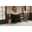 Meuble-lavabo 24 po avec lavabo en céramique, petite armoire de salle de bain, armoire moderne avec 2 tiroirs et tablette réglable-347233815-347233835
