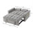 4 In1 Loveseat Sofa Bed With Armrests & Storage Pockets, Multi-Function Tufted Pull-Out Sofa Bed With Adjustable Backrest And Pillows, Convertible Loveseat Sofa Couch-771984873