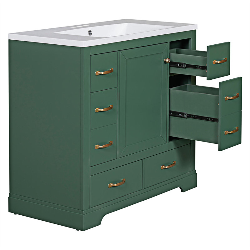 Ensemble de meuble-lavabo moderne avec lavabo