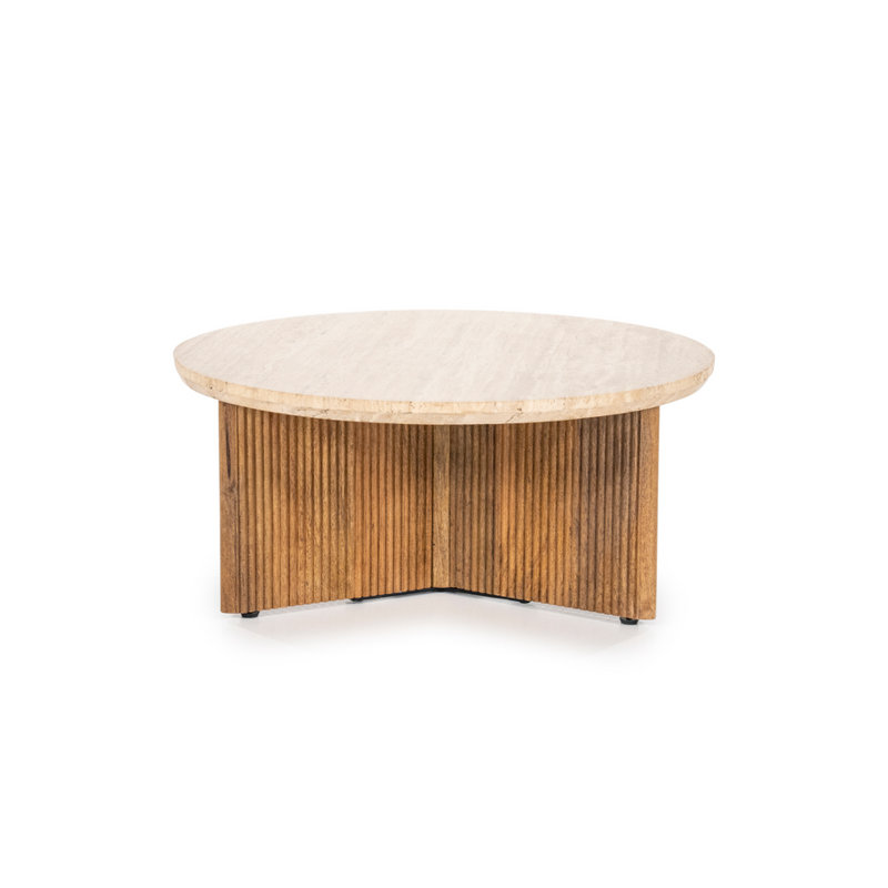 Table basse à piédestal Sara