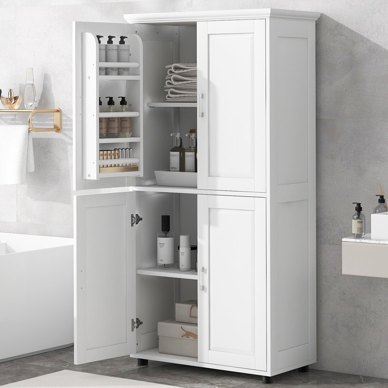 Armoire de rangement haute avec portes