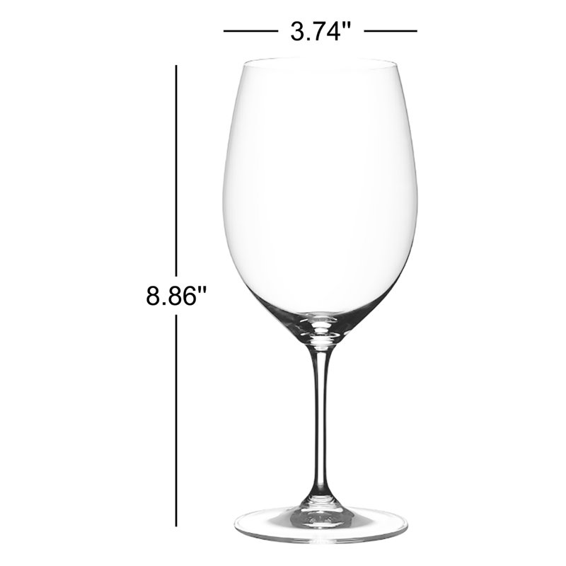 Verre à vin RIEDEL Vinum Cabernet Sauvignon / Merlot (ensemble de 2)