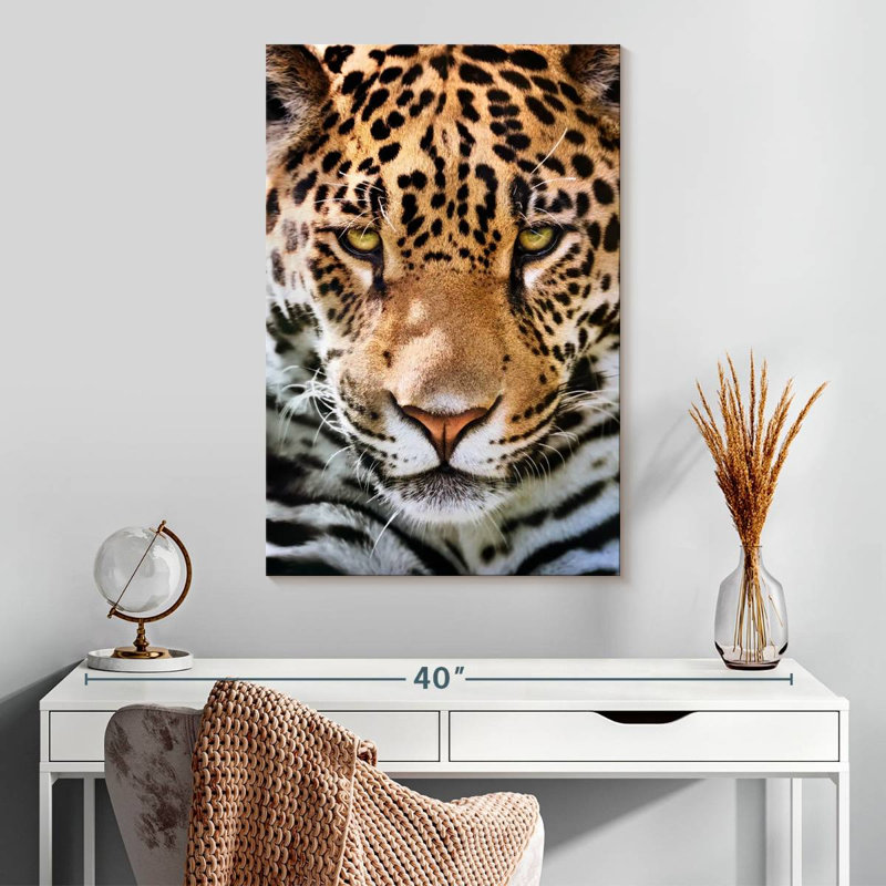 Brampt Frowning Jaguar, 30" H x 20" W